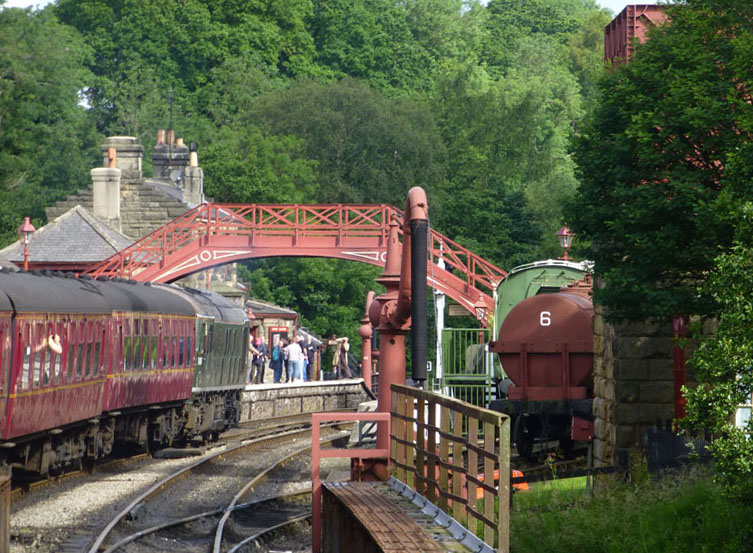 Entering Goathland Station